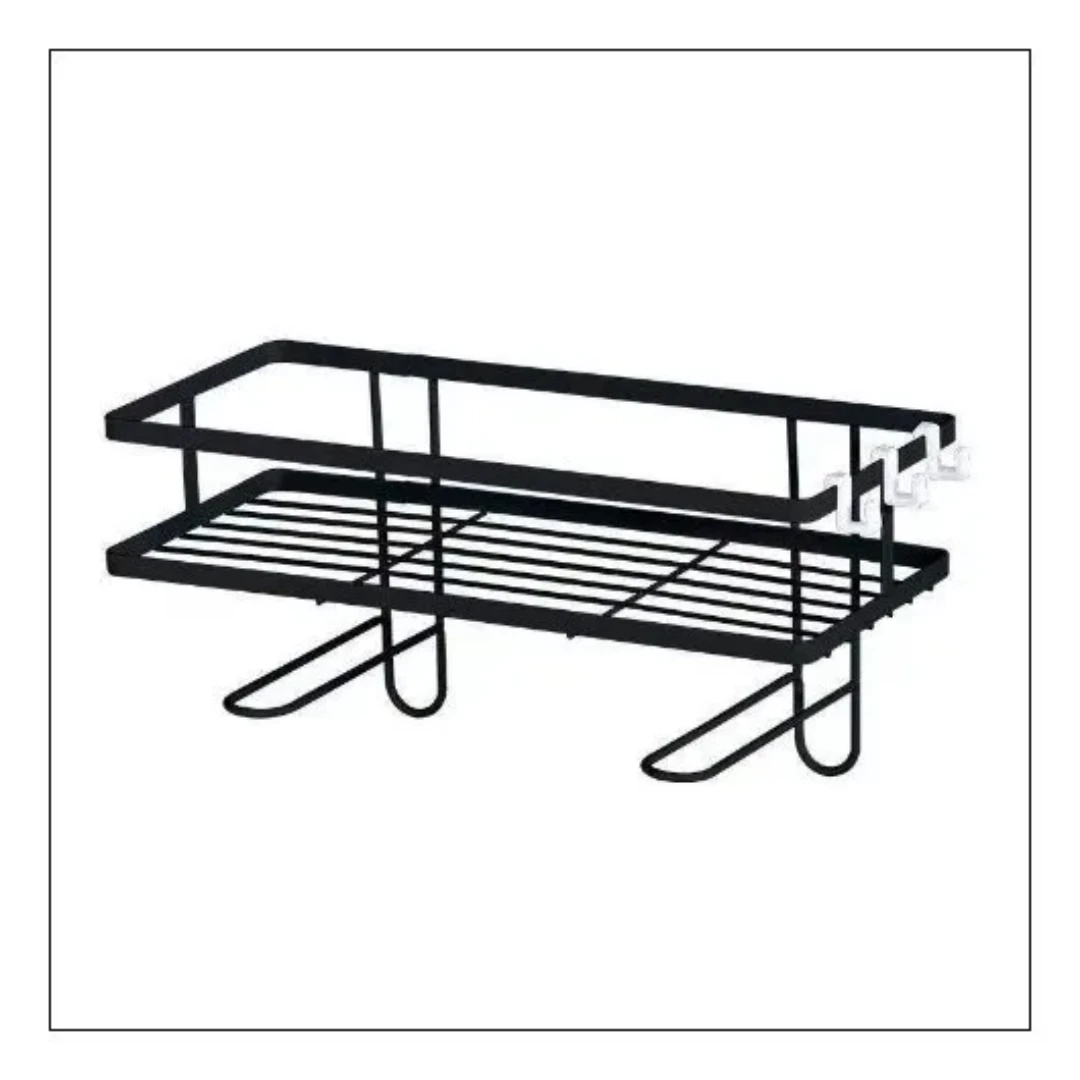 Over the Toilet Storage Rack with Hooks Space Saving Bathroom Organizer Bathroom organiser Over-the-Toilet Caddies
