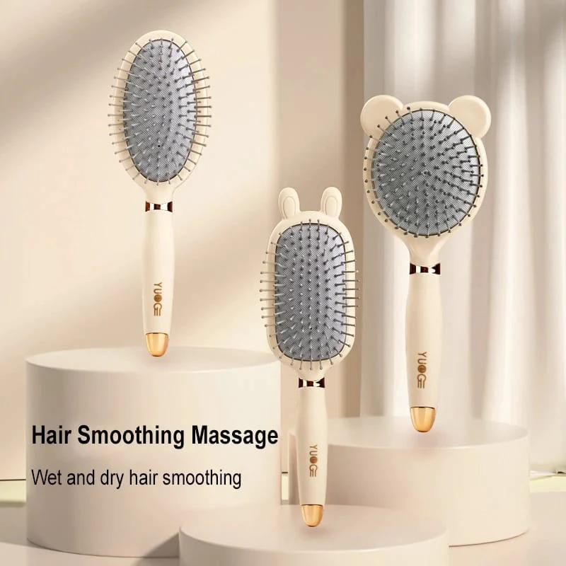 Plastic Cute Anti Static Air Cushion Comb | Gentle Detangling & Head Massage Personal Care Appliances Combs & Brushes