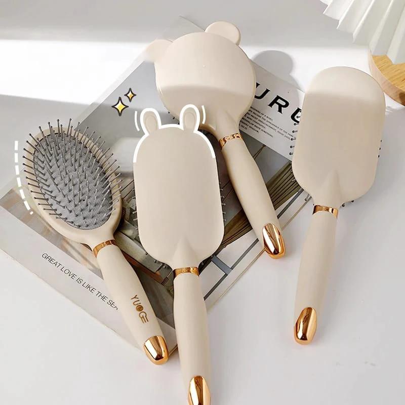 Plastic Cute Anti Static Air Cushion Comb | Gentle Detangling & Head Massage Personal Care Appliances Combs & Brushes