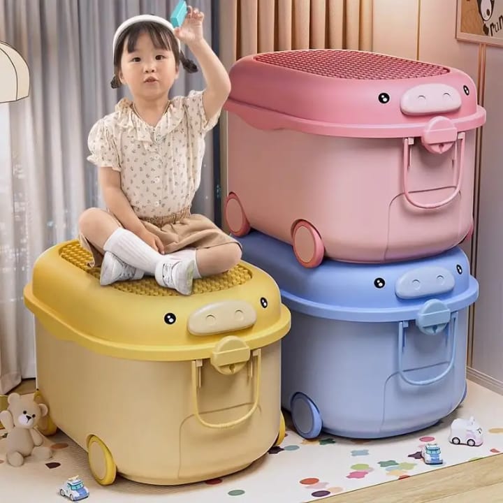 Portable Baby Storage Box with Lid Quality Plastic