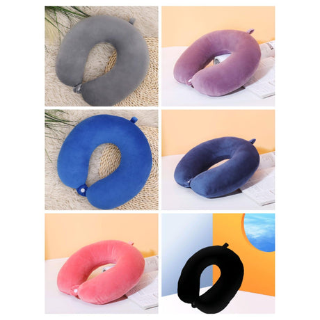 Portable Lightweight U-Shaped Travel Neck Pillows | Comfy & Durable | 100% Memory Foam| Travelling Neck Pillows