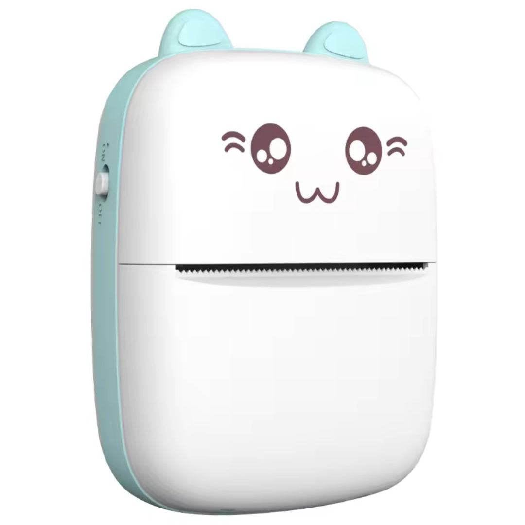 Portable Mini Bluetooth Thermal Printer Inkless Label & Receipt Printer with 3 Free Rolls