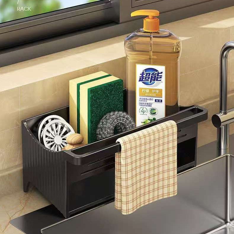 Portable Sink Caddy Sponge and Soap Holder
