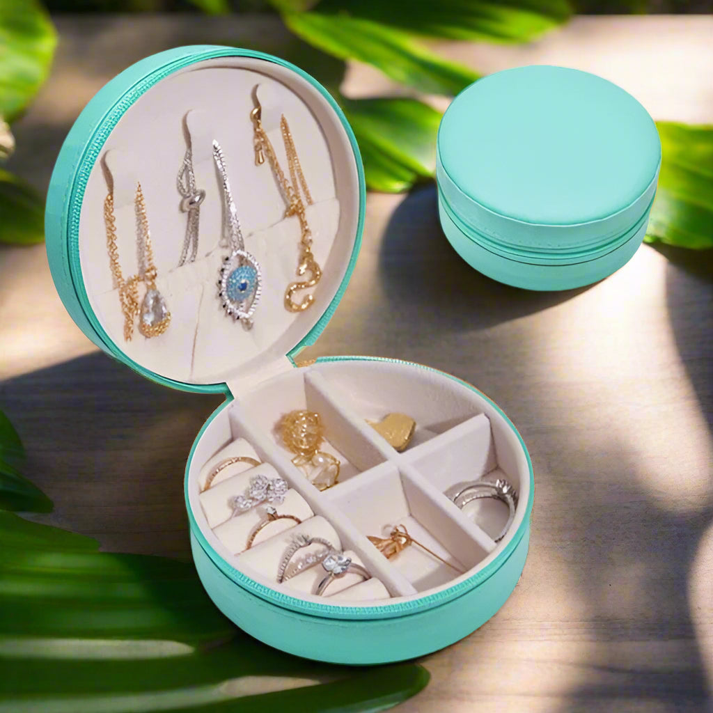 Portable Travel Storage Organizer Jewelry Case