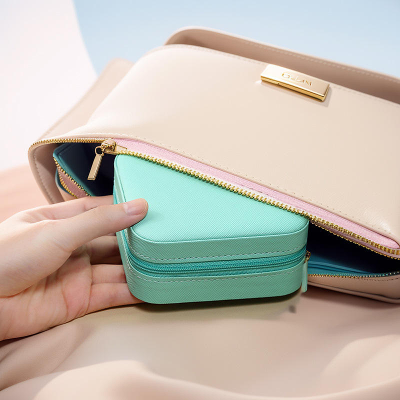 Portable Travel Storage Organizer Jewelry Case