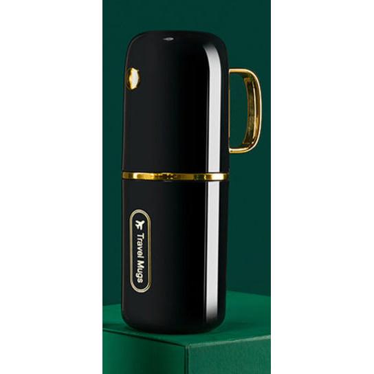 Portable Travel Toothbrush Storage Case with Double Cups Convenient Toothpaste & Mouthwash Set