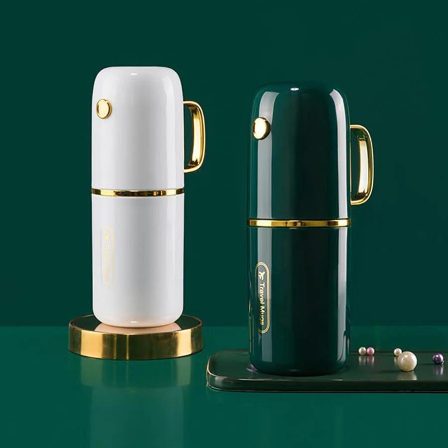 Portable Travel Toothbrush Storage Case with Dual Cups – Compact Oral Care Set for Business Trips Bathroom Storage Toothbrush Covers