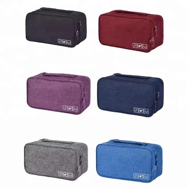 Portable Travel Undergarment Organizer – Multi-Compartment Storage Pouch for Bras, Panties & Toiletries (Large Size) Travel Accessories Travel Pouches