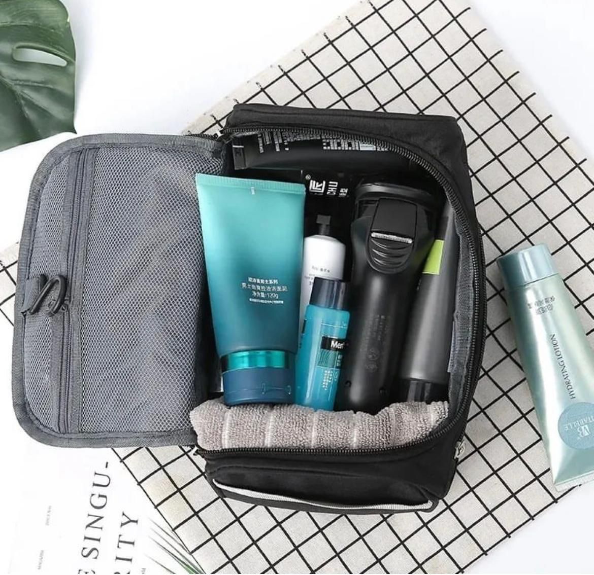 Portable Waterproof Hanging Travel Cosmetic Bag Toiletry Organizer