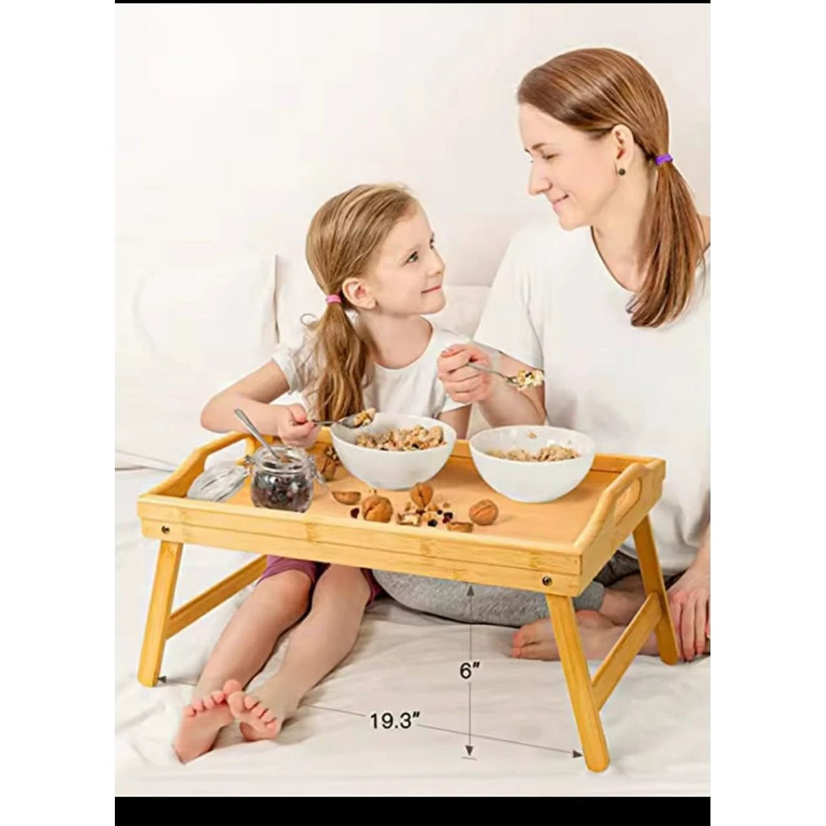 Portable and Foldable Outdoor Wooden Table ideal for Breakfast Serving Folding Tables