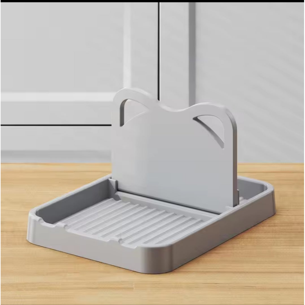 Pot Lid Rack and Spoon Holder – Dual Function Kitchen Organizer