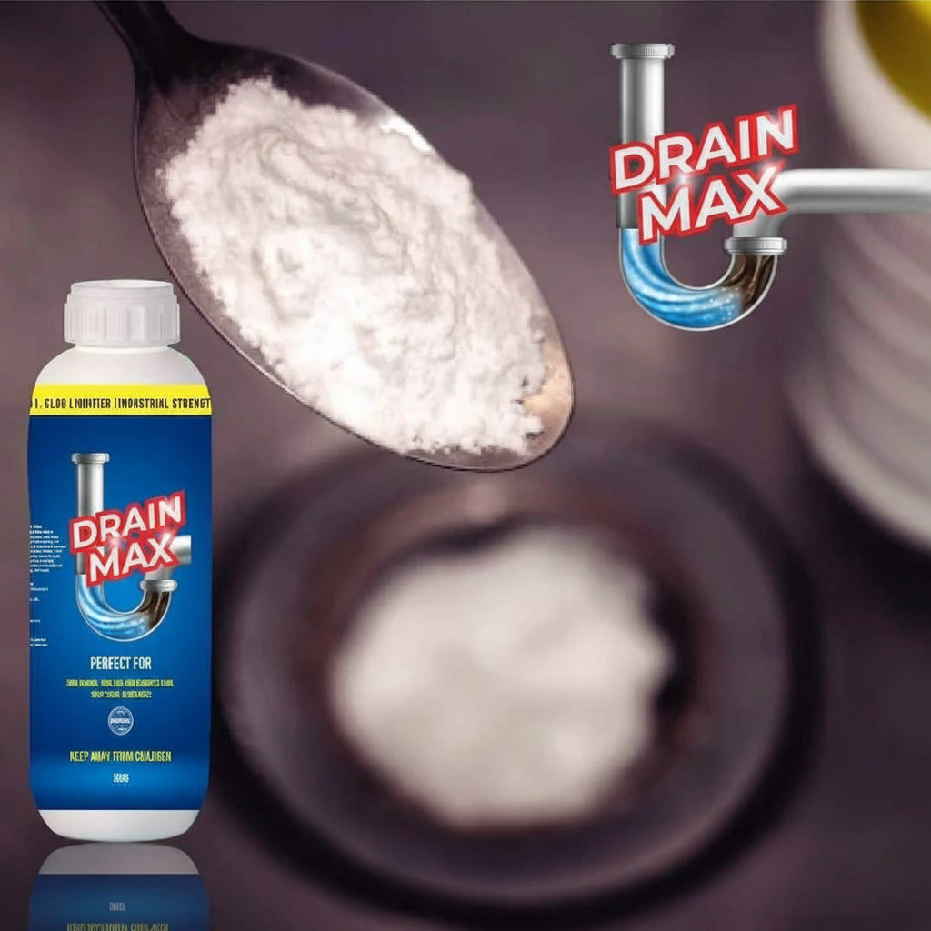 Powerful Sink & Drain Cleaner |500g Unclogging Detergent for Grease, Hair, Paper & Organic Matter Cleaning Chemicals Cleaning Head Modules