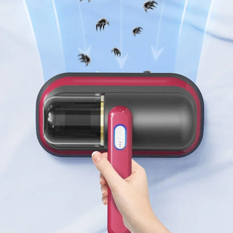 Powerful Suction Mite Remover 60W Power Vacuum 1000Pa Purple and Gold