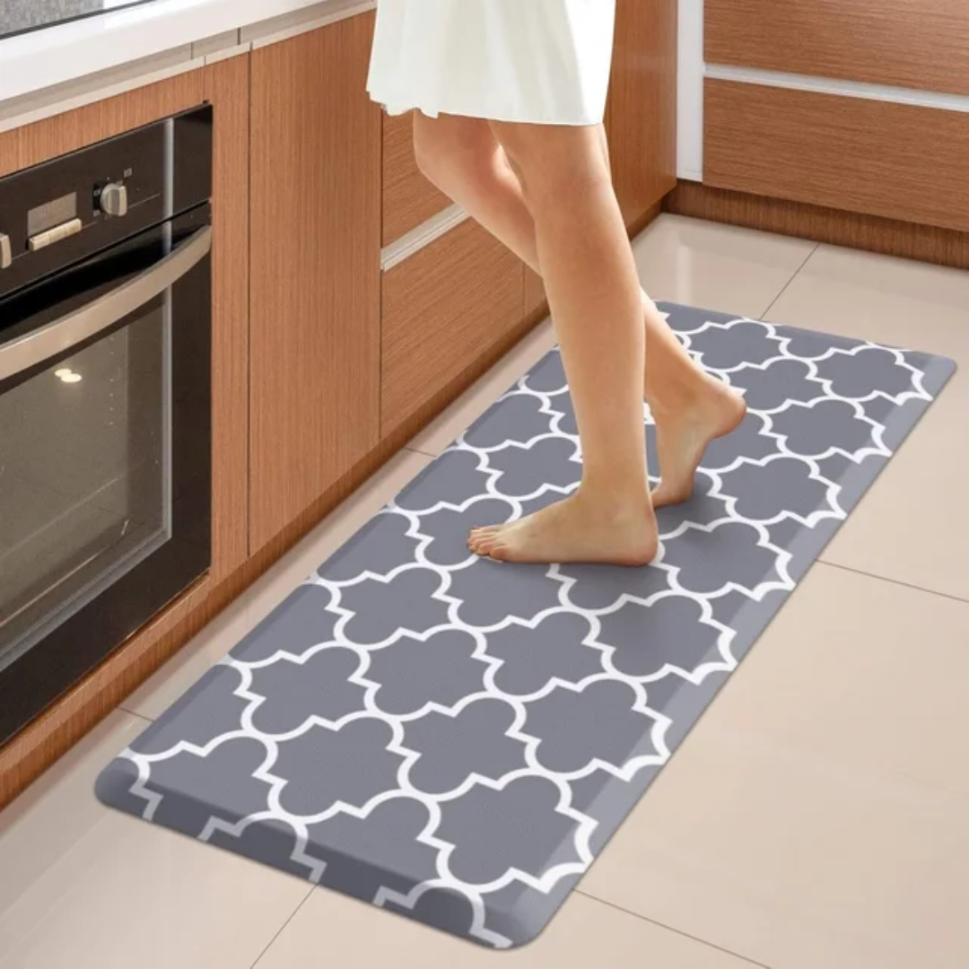 Premium Anti-Fatigue Kitchen Mat for Comfort and Support While Cooking or Cleaning.