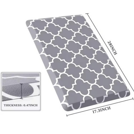 Premium Anti-Fatigue Kitchen Mat for Comfort and Support While Cooking or Cleaning.