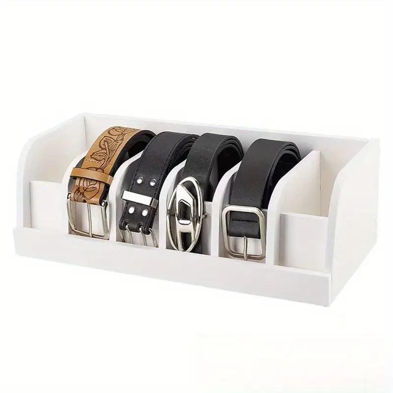 Premium Bamboo Belt Organizer 35x15x11cm