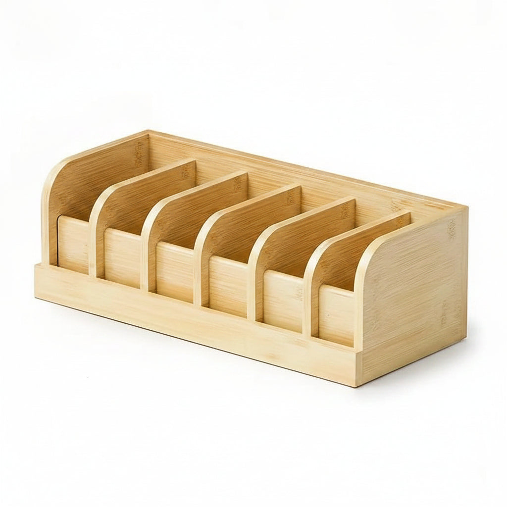 Premium Bamboo Belt Organizer 35x15x11cm Closet Organizers Closet Organizers