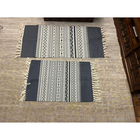 Premium Cotton Woven Rugs Available in 60x90cm and 60x130cm Sizes for Stylish Home Decor.
