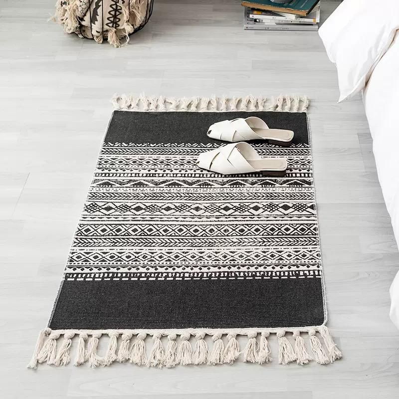 Premium Cotton Woven Rugs Available in 60x90cm and 60x130cm Sizes for Stylish Home Decor.