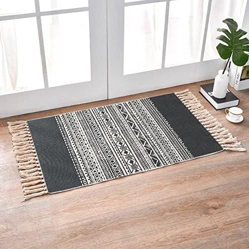 Premium Cotton Woven Rugs Available in 60x90cm and 60x130cm Sizes for Stylish Home Decor.