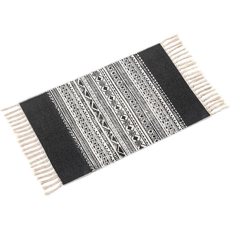 Premium Cotton Woven Rugs Available in 60x90cm and 60x130cm Sizes for Stylish Home Decor.