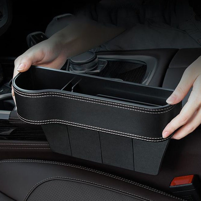 Premium Quality Car Cup Holder with Phone Holder and Multiple Partitions