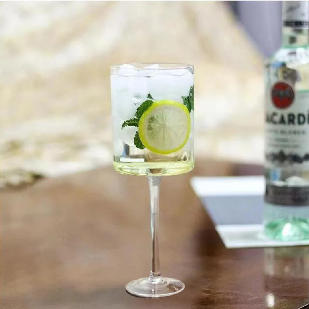 Premium Quality Champagne Flutes | 450ml Capacity | Clear & Gold Color