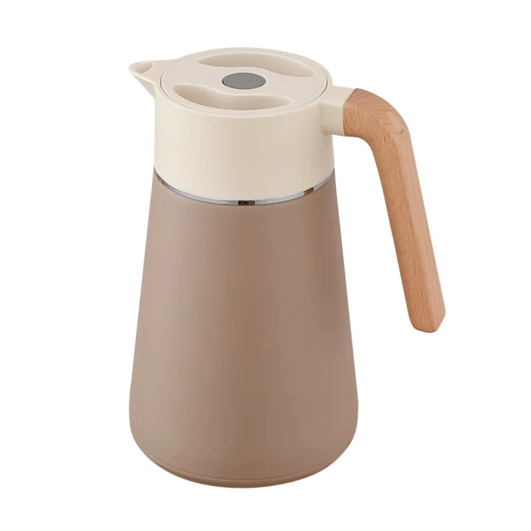 Premium Quality Double Wall Copper Plated Thermal Vacuum Flask with Filter – 1.5L Thermos Thermoses
