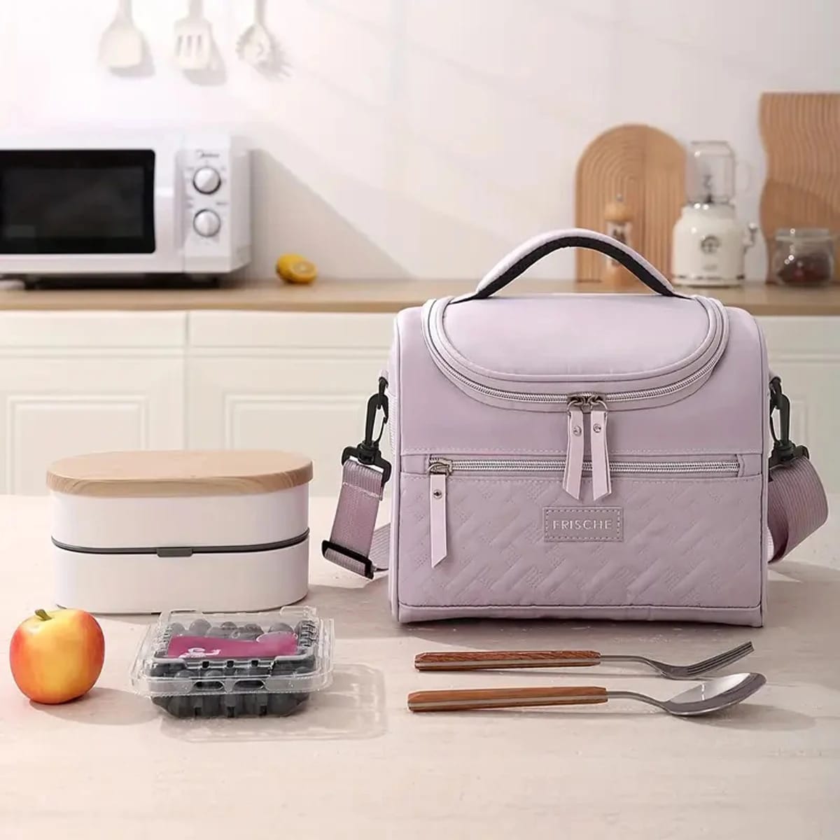 Premium Quality Insulated Lunch Bag with Triple Insulation and 6L Capacity