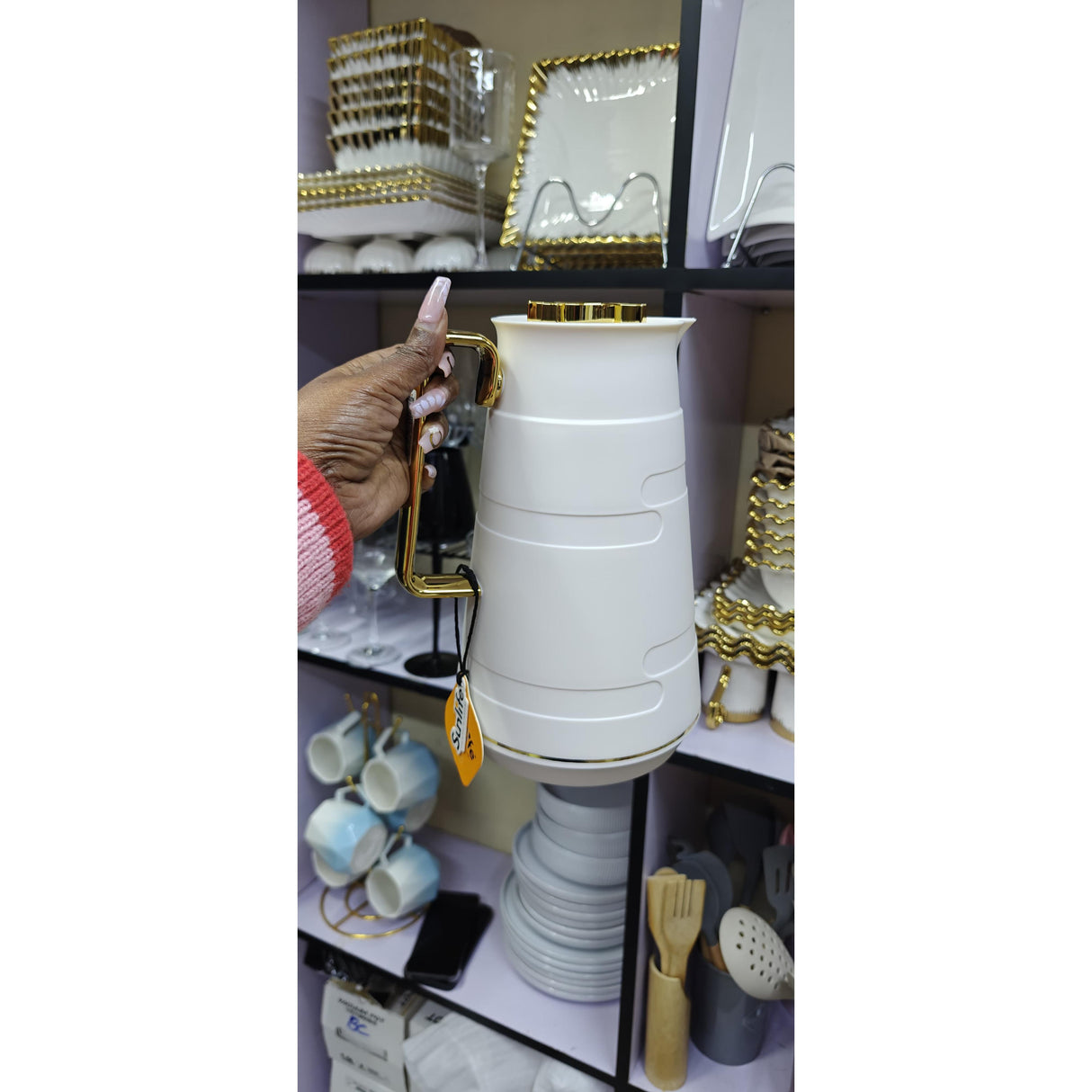 Premium SunLife 1 Litre Vacuum Flask with 12hr Heat Retention