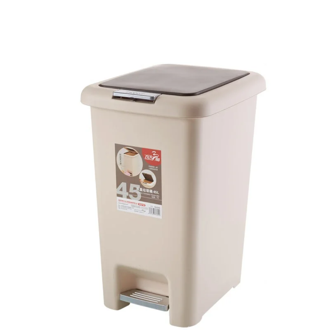 Quality Pedal Push Dustbin for Home and Office Waste Management