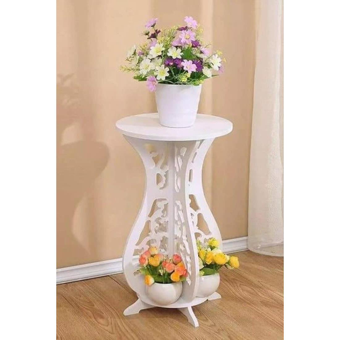 Quartered Decor Coffee Flower Table with Placemat