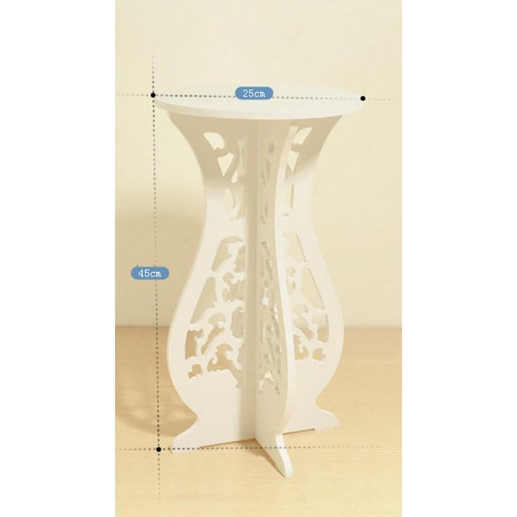 Quartered Decor Coffee Flower Table with Placemat