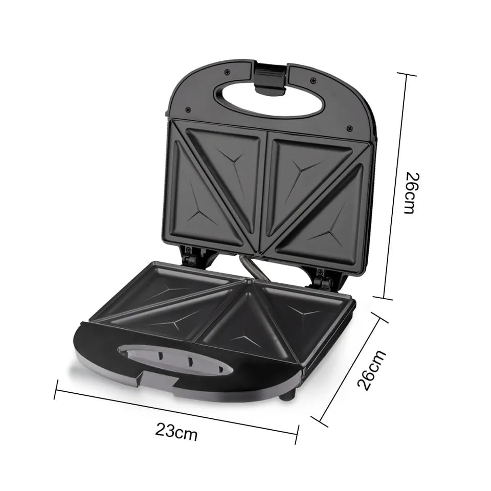 RAF 750W Double Sided Heating Mini Electric Sandwich Maker | Non-Stick, Easy Clean | Ideal for Breakfast & Snacks