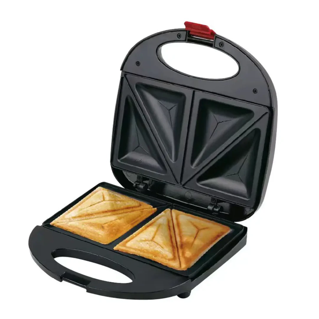 Rashnik RN-1702 Sandwich Maker 2 Slice, Nonstick Plates, Compact & Easy to Use. Sandwich Makers