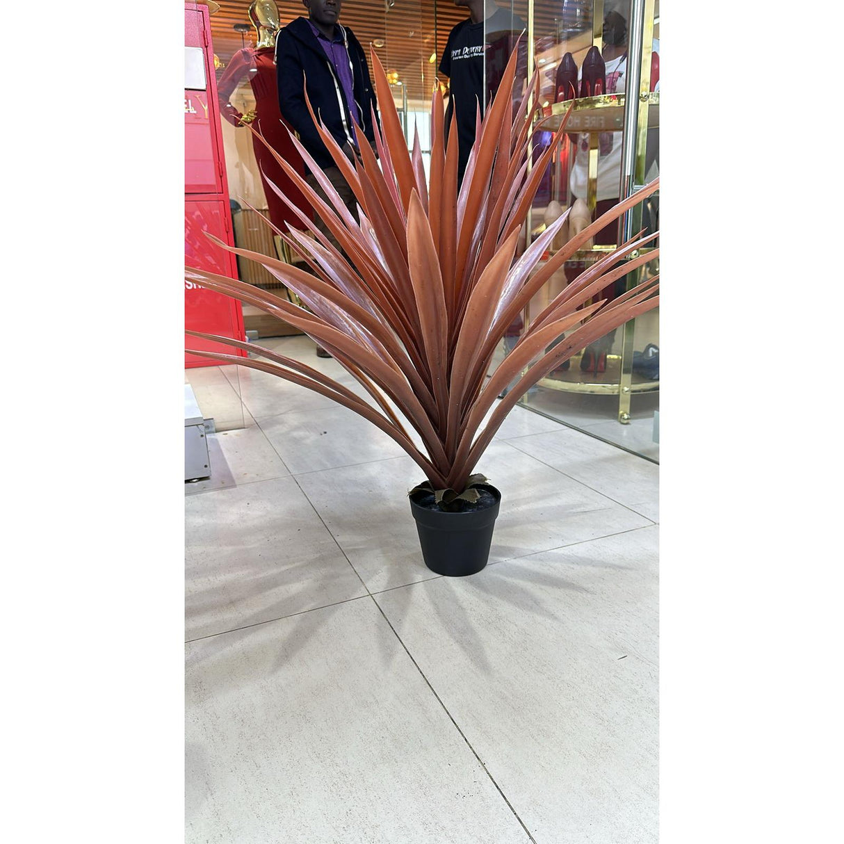 Real Touch Artificial Bonsai Gladiolus Plant 60cm with 56 Leaves