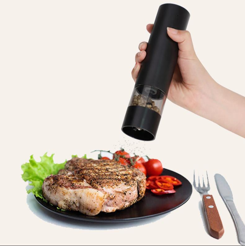 Rechargeable Electric Pepper,salt spices Grinder Adjustable Coarseness