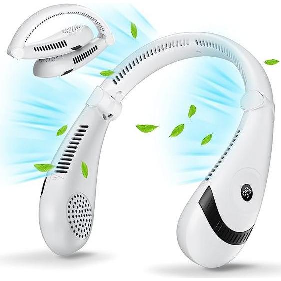 Rechargeable Portable Neck Fan with Hands-Free Cooling Design