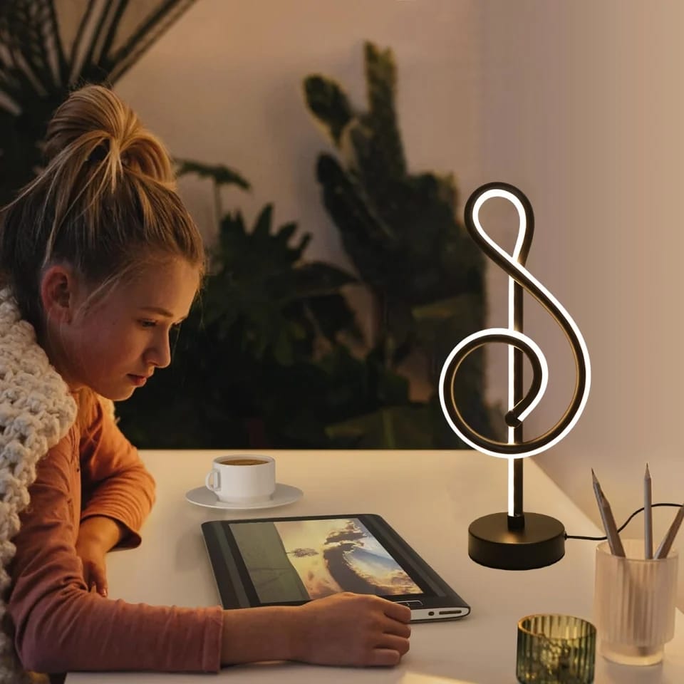 Rechargeable Spiral LED Table Lamp