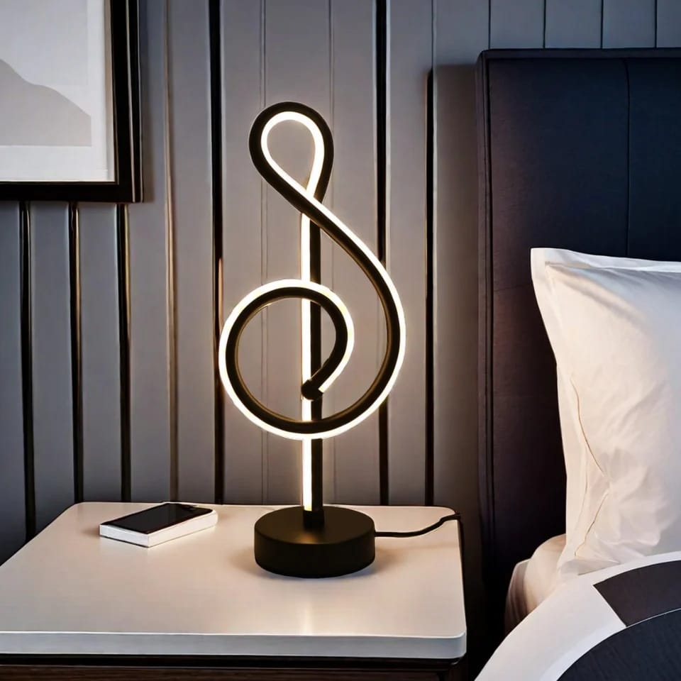 Rechargeable Spiral LED Table Lamp