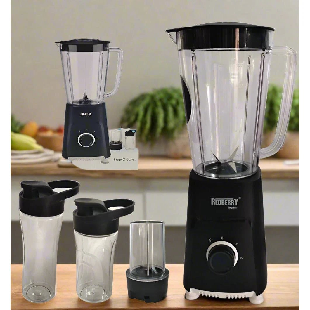 Redberry 4 in 1 Blender RB 134 300W Powerful Motor Kitchen Accessories Food Mixers