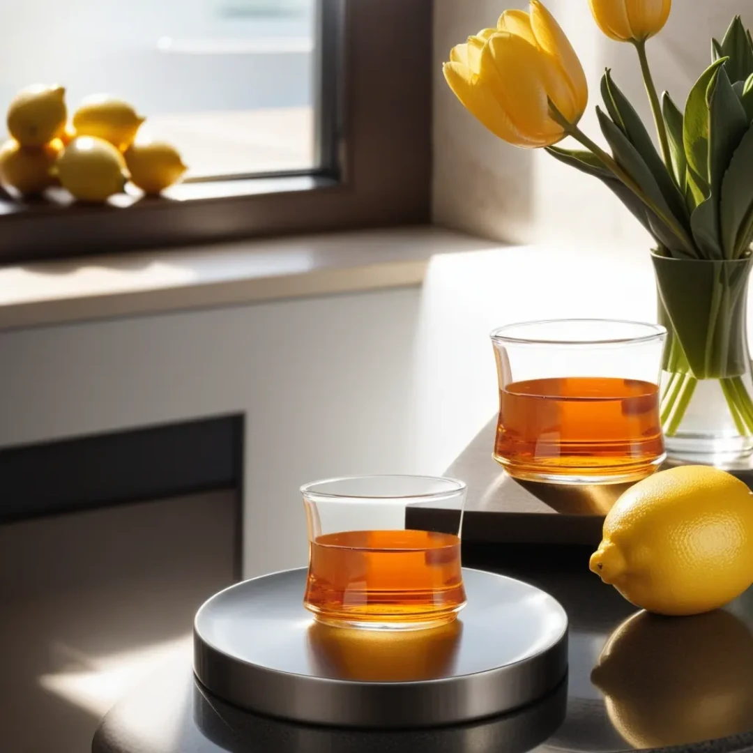 Redberry Classy Plain Glass Set of 6 pcs 300ml for Daily and Elegant Drinkware Use. Kitchen utensils Kitchen & Dining