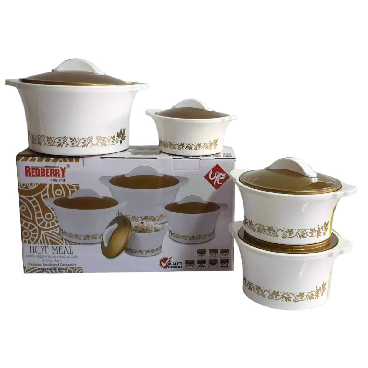 Redberry Plastic Hotpot - Hot Meal 4pcs Set