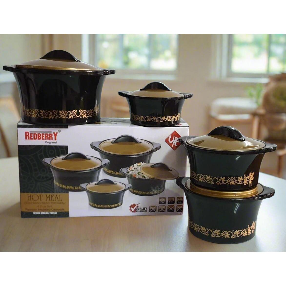 Redberry Plastic Hotpot - Hot Meal 4pcs Set