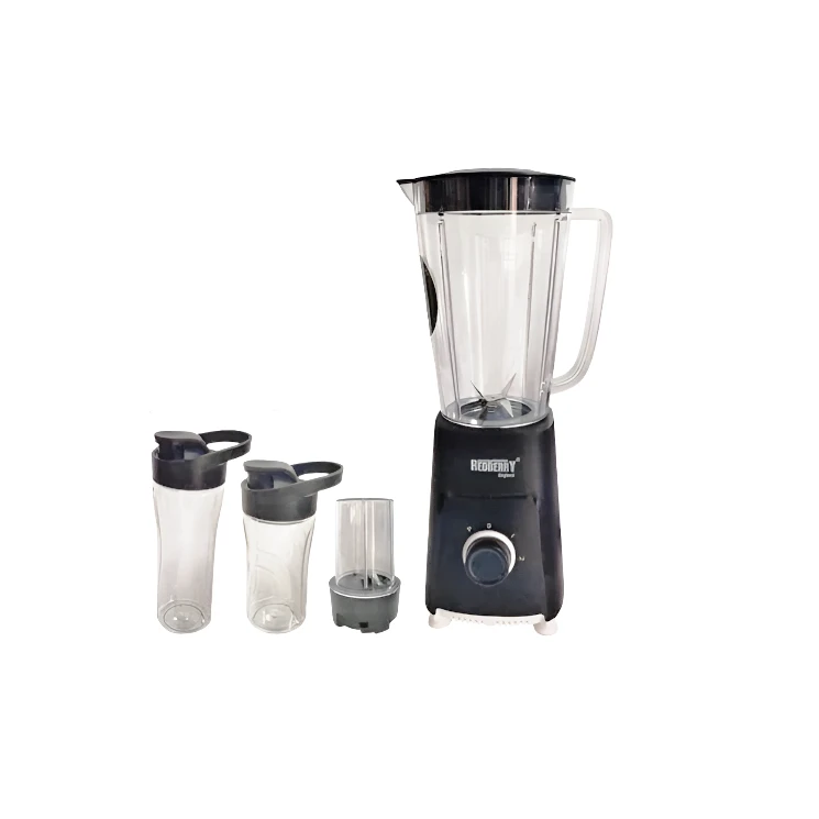 Redberry Stainless Steel Blade 4in1 Blender 1000ml Capacity 300W Motor Kitchen Food Mixers & Blenders