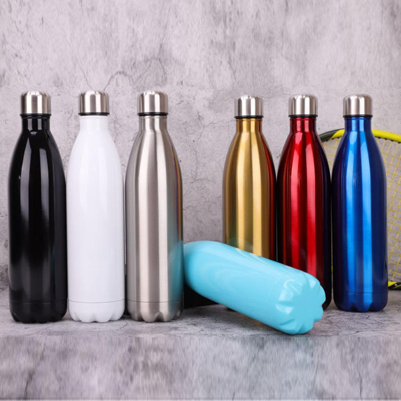 Redberry Stainless Steel Vacuum Flask for Hot & Cold (1 Litre) | Blue, Silver and Red