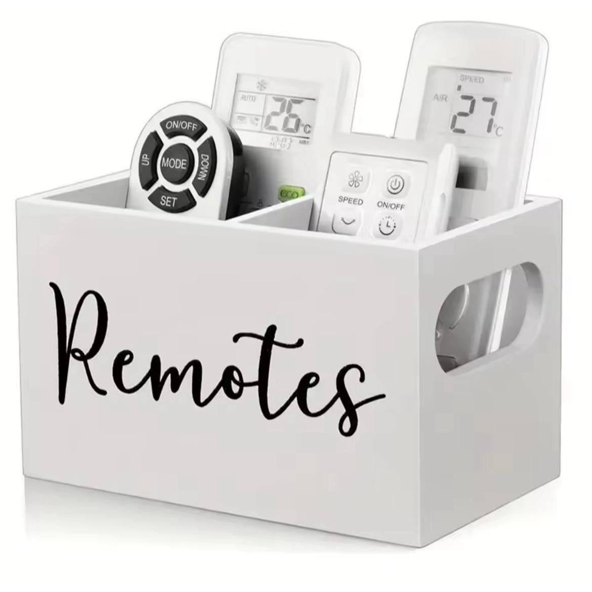 Remote Control Organizer Box for Neat and Stylish Storage