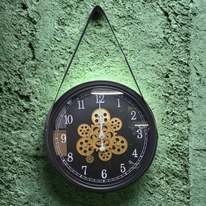 Rotating Moving Gear Wall Clock