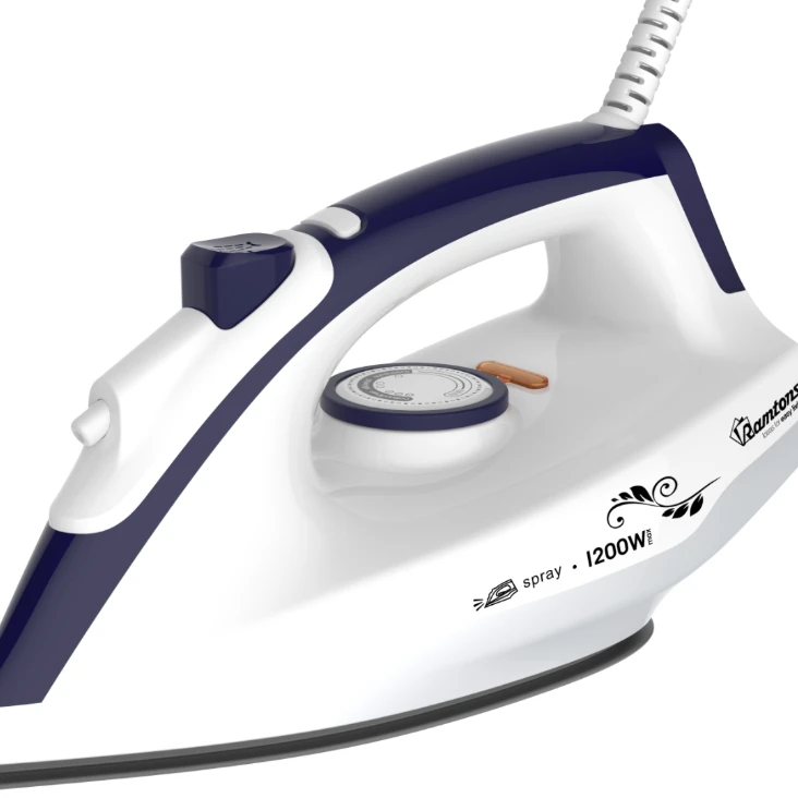 Dry Iron with Spray RM/693 – 1100–1300W Non-Stick Soleplate with Detachable Water Tank dry iron Irons