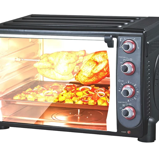 Oven Toaster Full Size Black with Convection - RM/607 Kitchen Appliances Countertop & Toaster Ovens